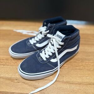 Vans Sk8-Hi Men's Navy and White High-Top Sneakers